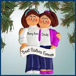  Personalized Christmas Ornaments   Friends/Sisters   Both 