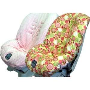  Itzy Rity   Toddler Car Seat Cover   BUBBLE DOT PINK Baby