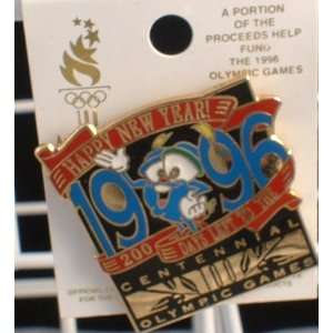   Happy New Year I   1996 Atlanta Olympic Pin 