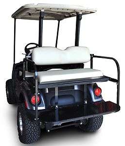    G22 Golf Cart Folding Rear Seat Back Seat l Cargo Box Flip Rear Seat