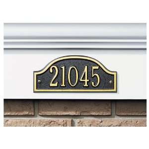   One Line Petite Sized Admiral Address Plaques Patio, Lawn & Garden