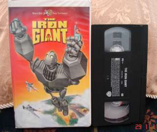 The Iron Giant VHS VIDEO ANIMATED Movie~Kids Childrens 085391764434 