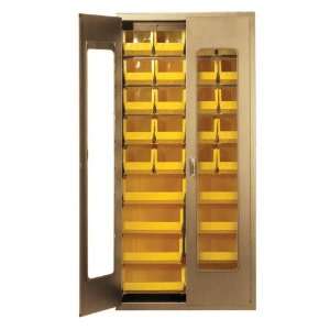   Storage Cabinet with Plastic Bins   QSC BG C240250