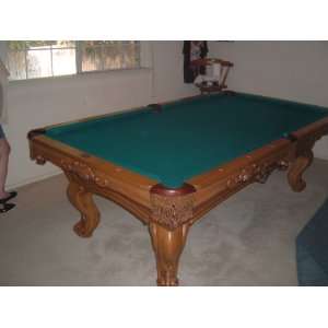Ft. Pool Table Custom ordered, Handmade 8 Foot Regulation Table 