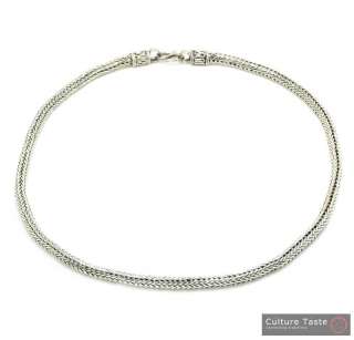 Silver Jewelry   Thick Round Chain Necklace   Sterling Silver 