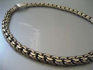 Mexican Mexico silver 925 chain necklace 120g.  