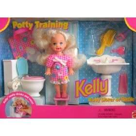 Barbie KELLY Potty Training Playset (1996) NRFB  