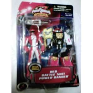  Power Rangers Red Battle Suit Battlize Ranger to Megazord 