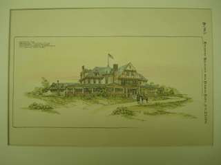 Sketch for Proposed Country Club, Bayshore, NY, 1894, Original Plan 