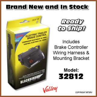 VALLEY BLACKBIRD Electric Trailer Brake Controller   32812   New 