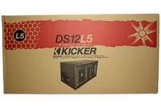 KICKER DS12L5 4 DUAL 12L5 S12L5 CAR SUBWOOFERS+SUB BOX  