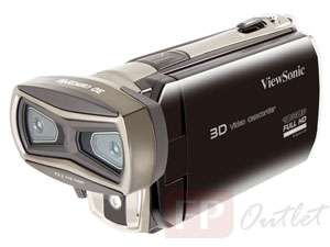 ViewSonic VC3D2 3D Full HD1080p Digital Camcorder Video Recorder 5MP 