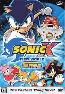 Sonic X   New World Saga DVD, 2007, 2 Disc Set  