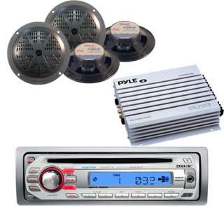 SONY CDX M10 MARINE CD  RADIO STEREO 4 SPEAKERS &  