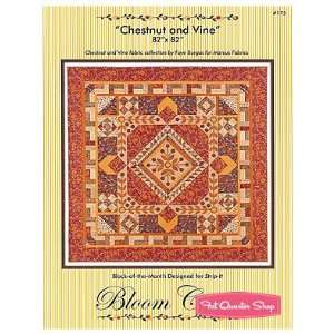  Chestnut and Vine Block of the Month Quilt Pattern   Bloom 