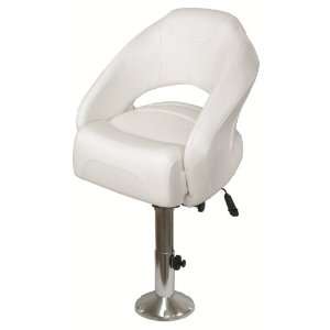  Wise Razor Style Bucket Seat with Bolster (White) Sports 