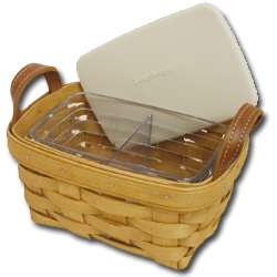 Longaberger Basket Protector 7 Round Keeping Blue new  