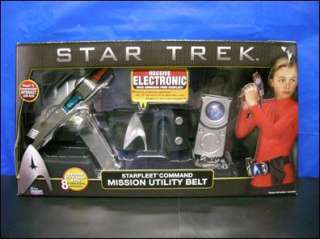 Star Trek Command Mission Utility Belt Set w Tricorder  