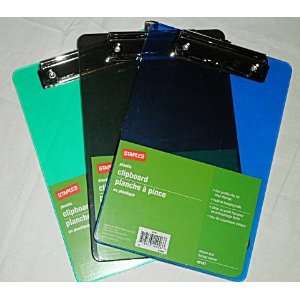  Memo Size Plastic Clipboard   color will vary Office 