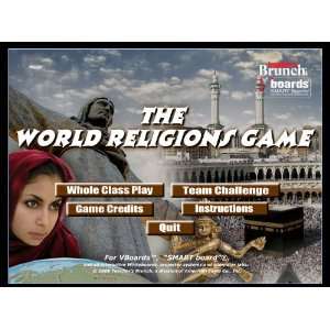  World Religions Challenge Game on CD Software
