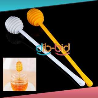 Plastic Honey Dipper Stick for Honey Jar Long Handle  