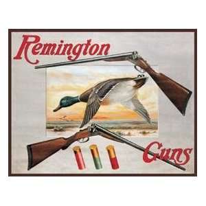  Remington Shotguns Tin Sign