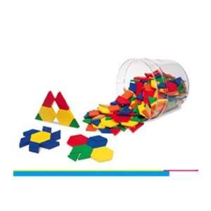   Learning Resources LER0134 Pattern Blocks Plastic .5cm 250/pk Toys