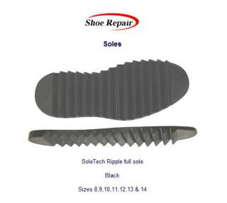 SoleTech Ripple Full Sole 1 PAIR   Shoe Repair Supplies  