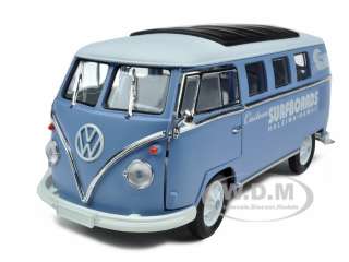 1962 VOLKSWAGEN MICROBUS SURFBOARDS HAWAII 1/18 DIECAST MODEL CAR By 