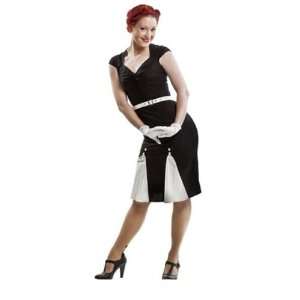 Black White Valentines Dress   Rockabilly Girl Pinup Dress & Plus Size 