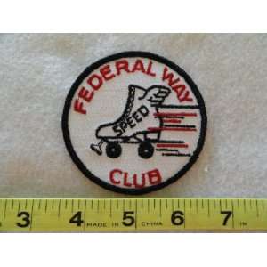    Federal Way Speed Club Roller Skating Patch 