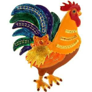   2GO USA Rooster Pin   Farm, Hen Lunch at The Ritz 2GO USA Jewelry