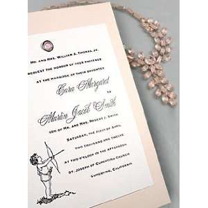  Wedding Invitations Kit Magnolia Pink with Rose Quartz 