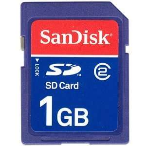  SanDisk 1GB Class 2 Secure Digital Memory Card