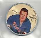   guy talbot Don Marshal 1961 62 Shirriff Plastic Hockey Coin  