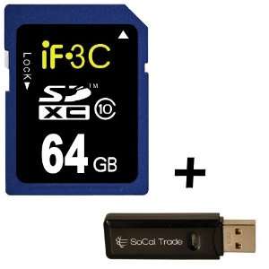 com 64GB SD XC SDXC Class 10 IF3C Professional High Speed Memory Card 