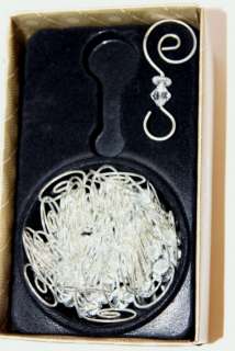 Silver Wire Ornament ENHANCERS HANGERS Set 50~NEW Box  
