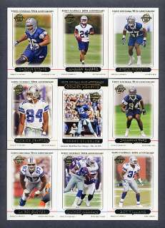 2005 Topps Complete Factory Football Set MINT Raiders  