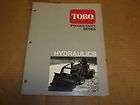 1001) Toro Service Manual Hydraulics