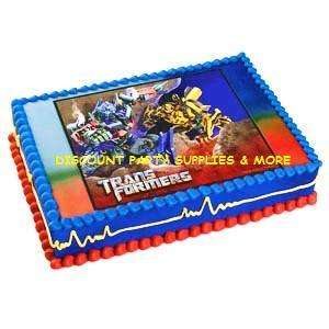 Transformers Optimus Prime BumbleBee Lenticular 3 D Cake Image  