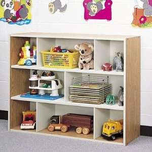   Eight Cubby Storage Shelves Color/Trim Almond/Almond 
