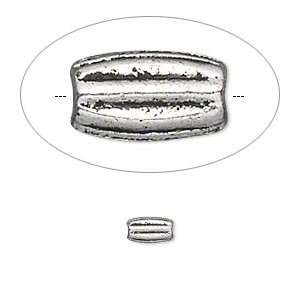  #99960 Silver   7mm Watermelon Tube Antique Silver Lead 