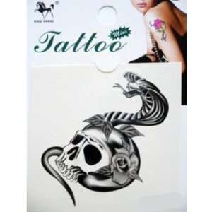   Skull Snake Death Limited Edition Tattoo 