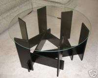 MODERN COFFEE TABLE BASE, ROUND TYPE, BLACK, NEW, COOL  