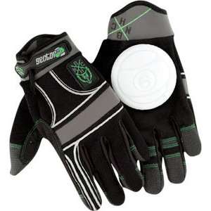  Sector 9 BHNC Slide Gloves L/Xl Black w/Grey Sports 