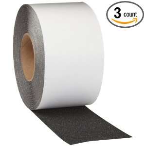   Slip High Traction Safety Tape, 46 Grit, Black, 4 Inch by 60 Foot Roll