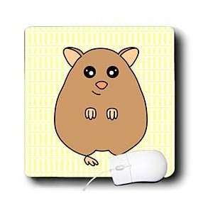   Designs Small Pets   Cute Brown Hamster   Mouse Pads Electronics