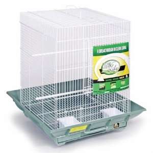  Clean Life Small Flight Cage   Green & White