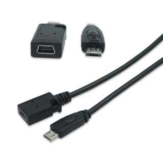 Micro USB B Male to Mini USB 5pin extension Cable  