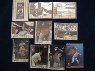   UPPER DECK MICKEY MANTLE HEROES COMPLETE 10 CARD SET BOOK VALUE $80.00